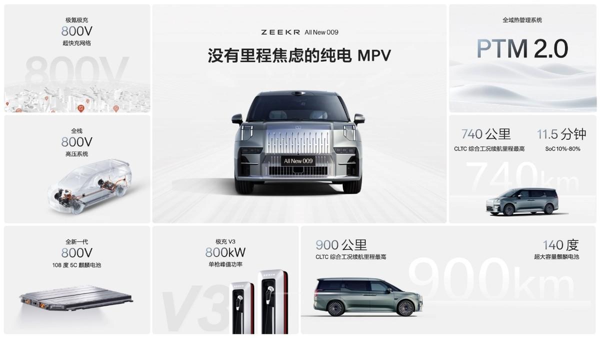 售價43.9萬元起，全新極氪009讓豪華MPV進入009時代