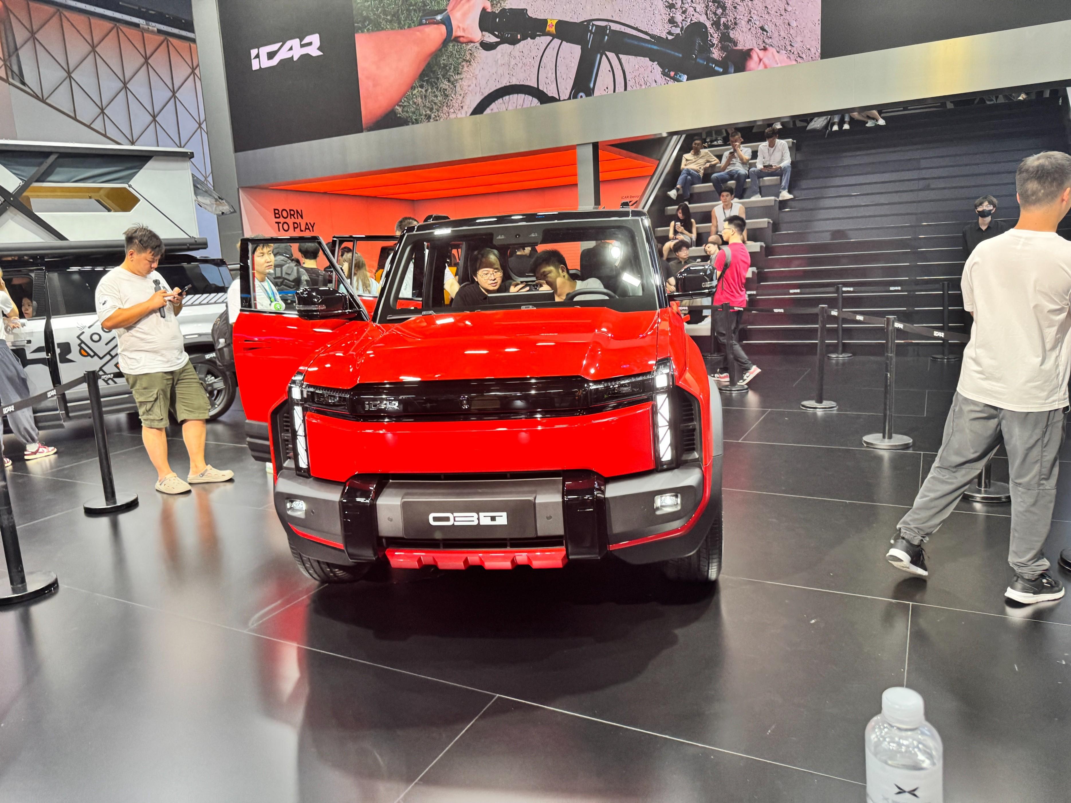 13.98萬元起！奇瑞iCAR03T成都車展上市