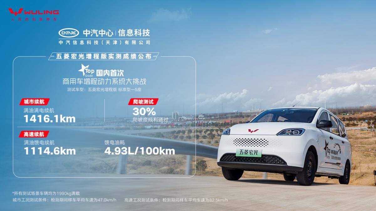 6.88萬元起！全球首款6萬級增程后驅MPV五菱宏光增程版正式上市
