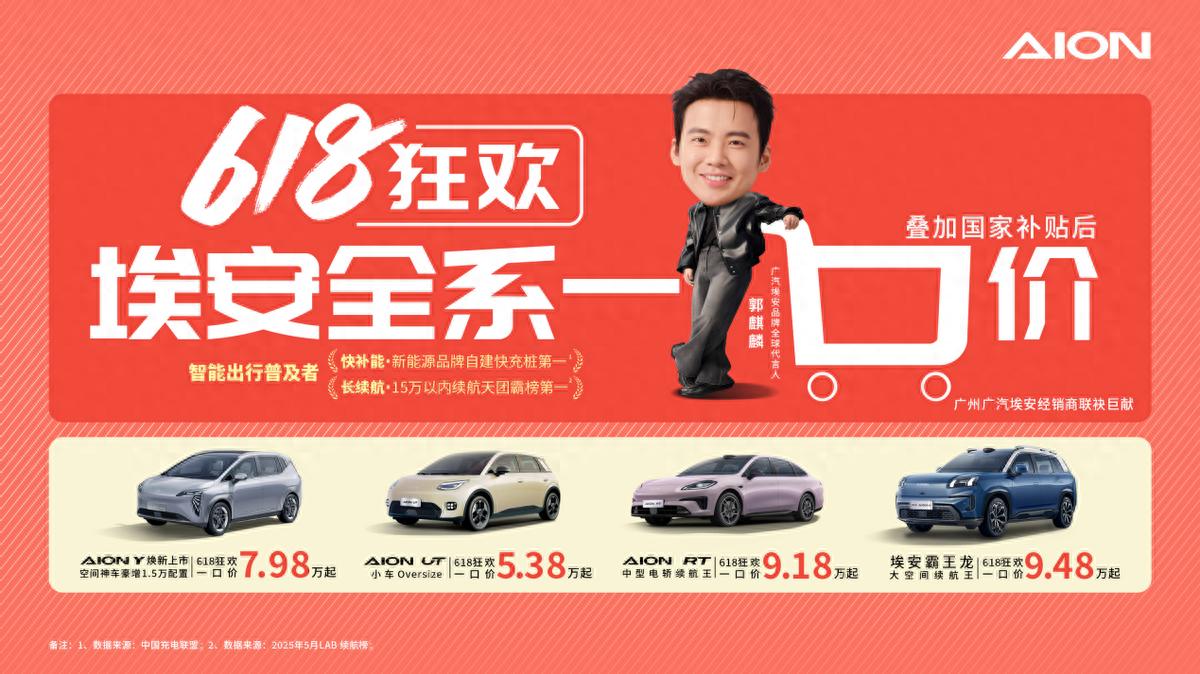 5萬+開走爆款純電！廣汽埃安618一口價(jià)來了